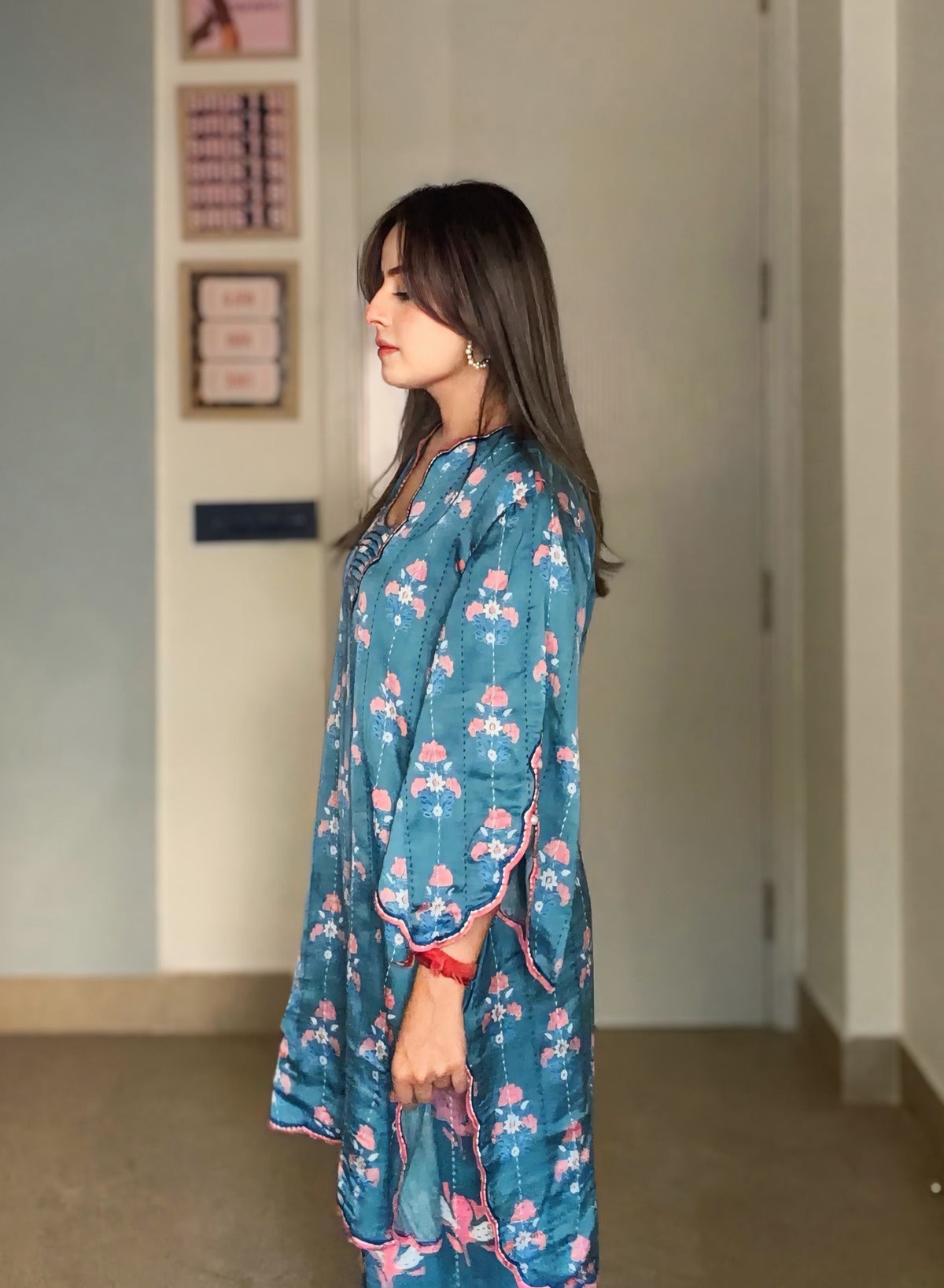 Blue Kantha Set
