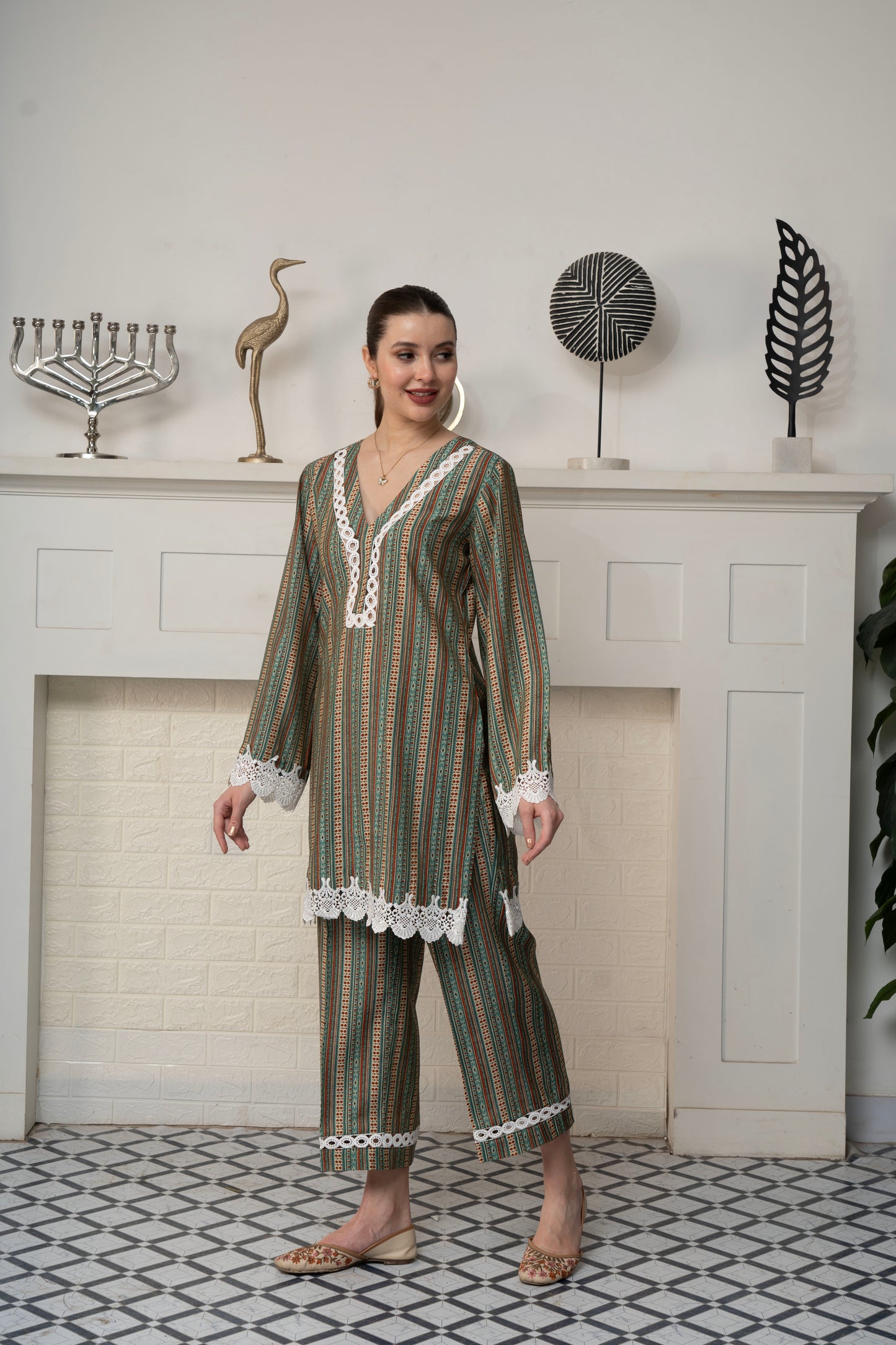 Emeralde Green Co-ord Set