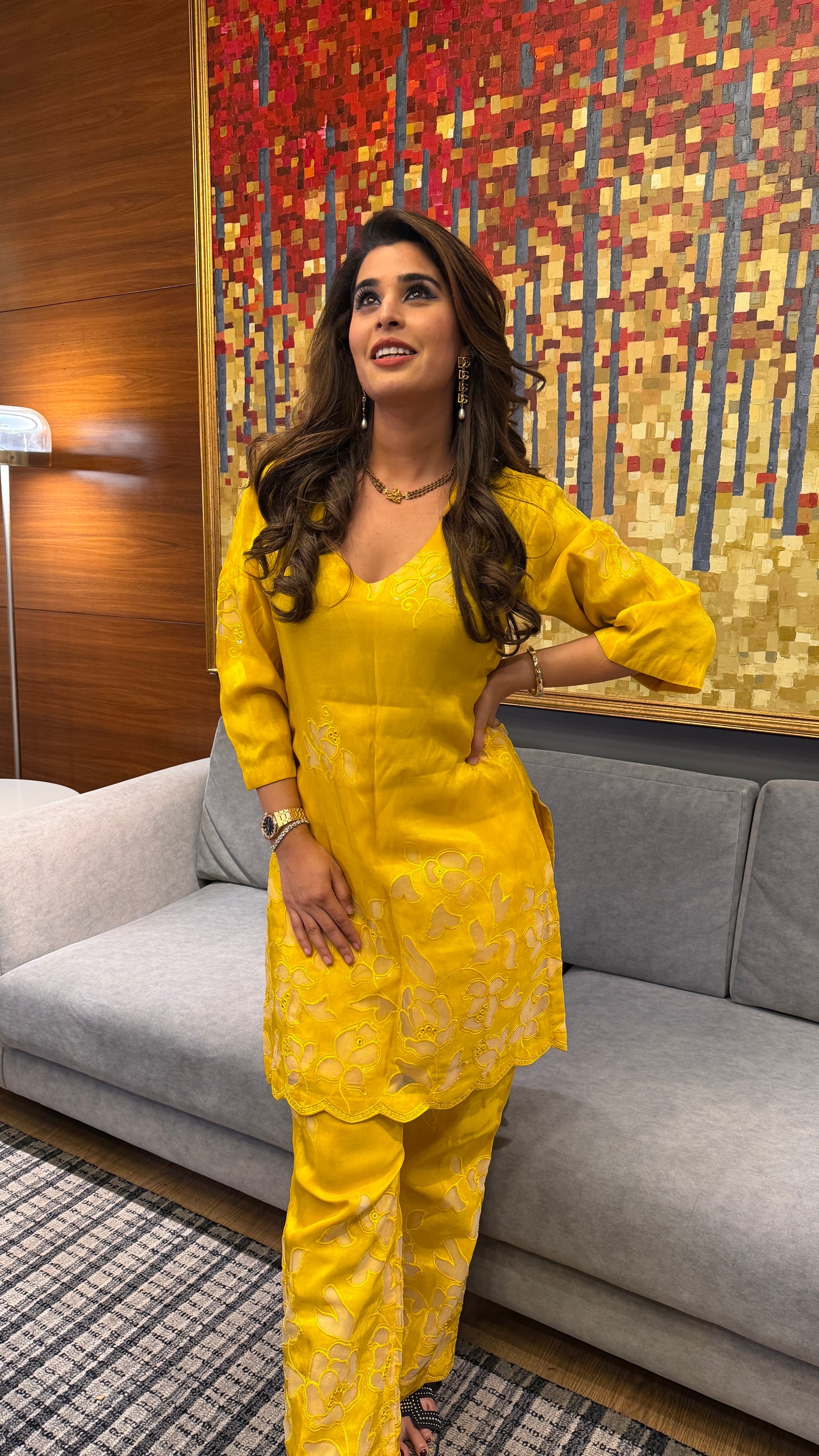 The Yellow Tissue Suit Set 🌼 - S - Allure Armoire