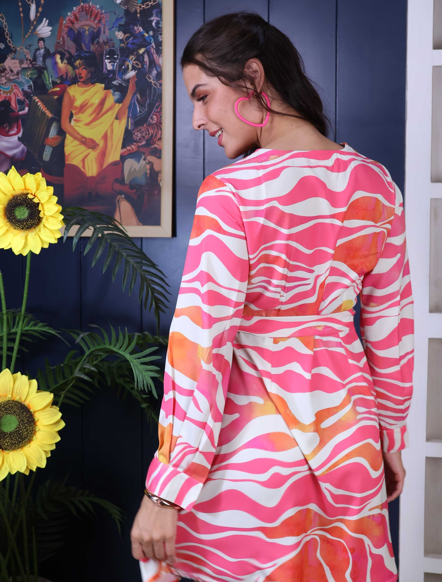 Printed Georgette dress