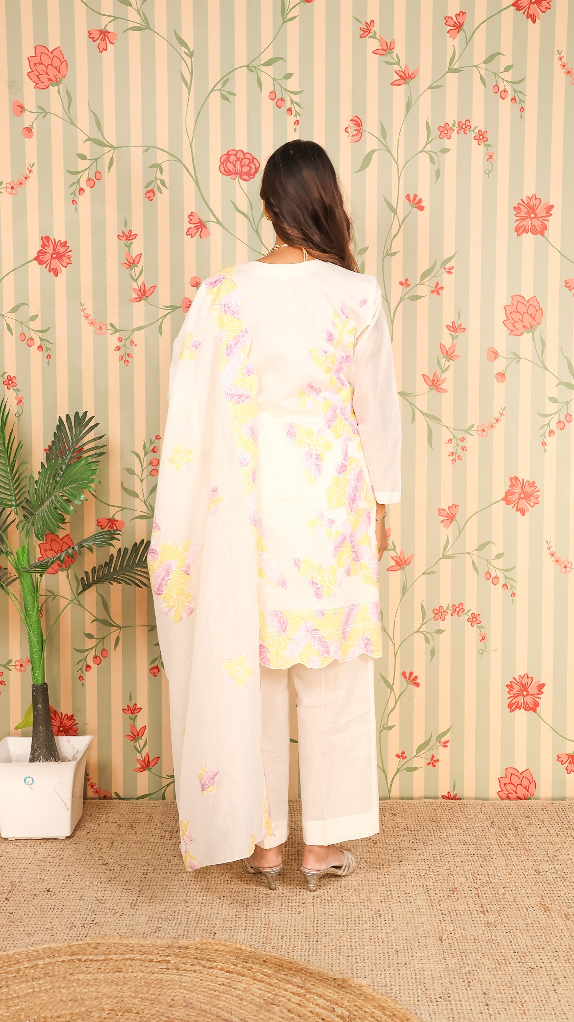 Yellowish Offwhite Suit Set