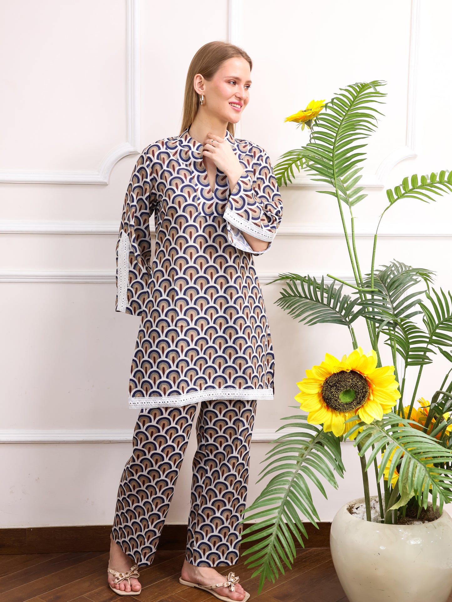 Japanese Cotton Printed Coordset