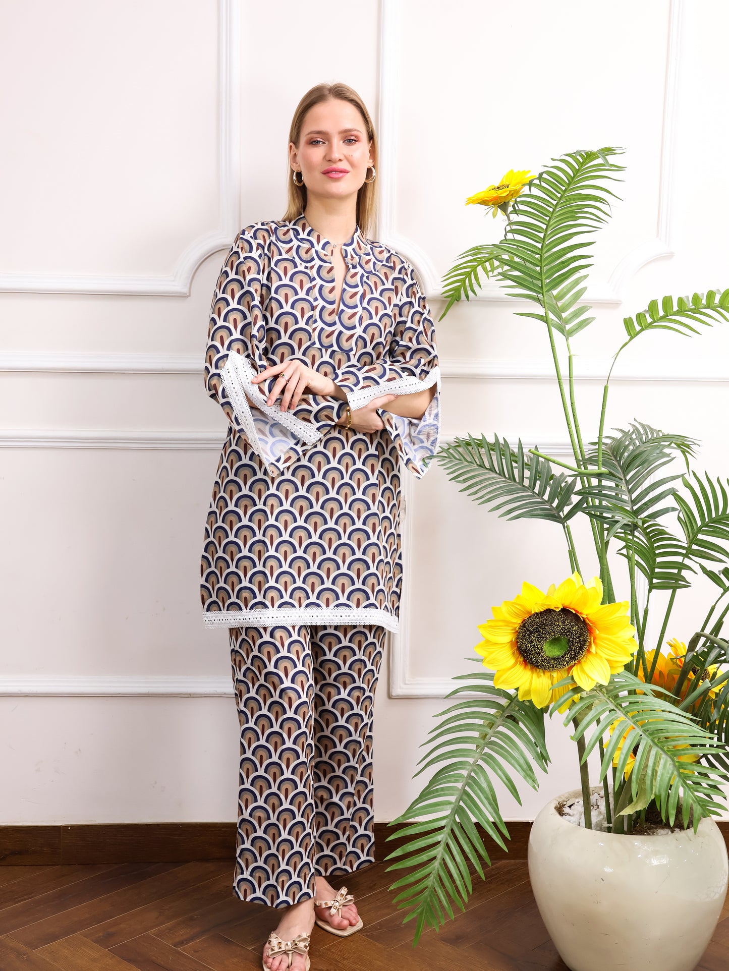 Japanese Cotton Printed Coordset