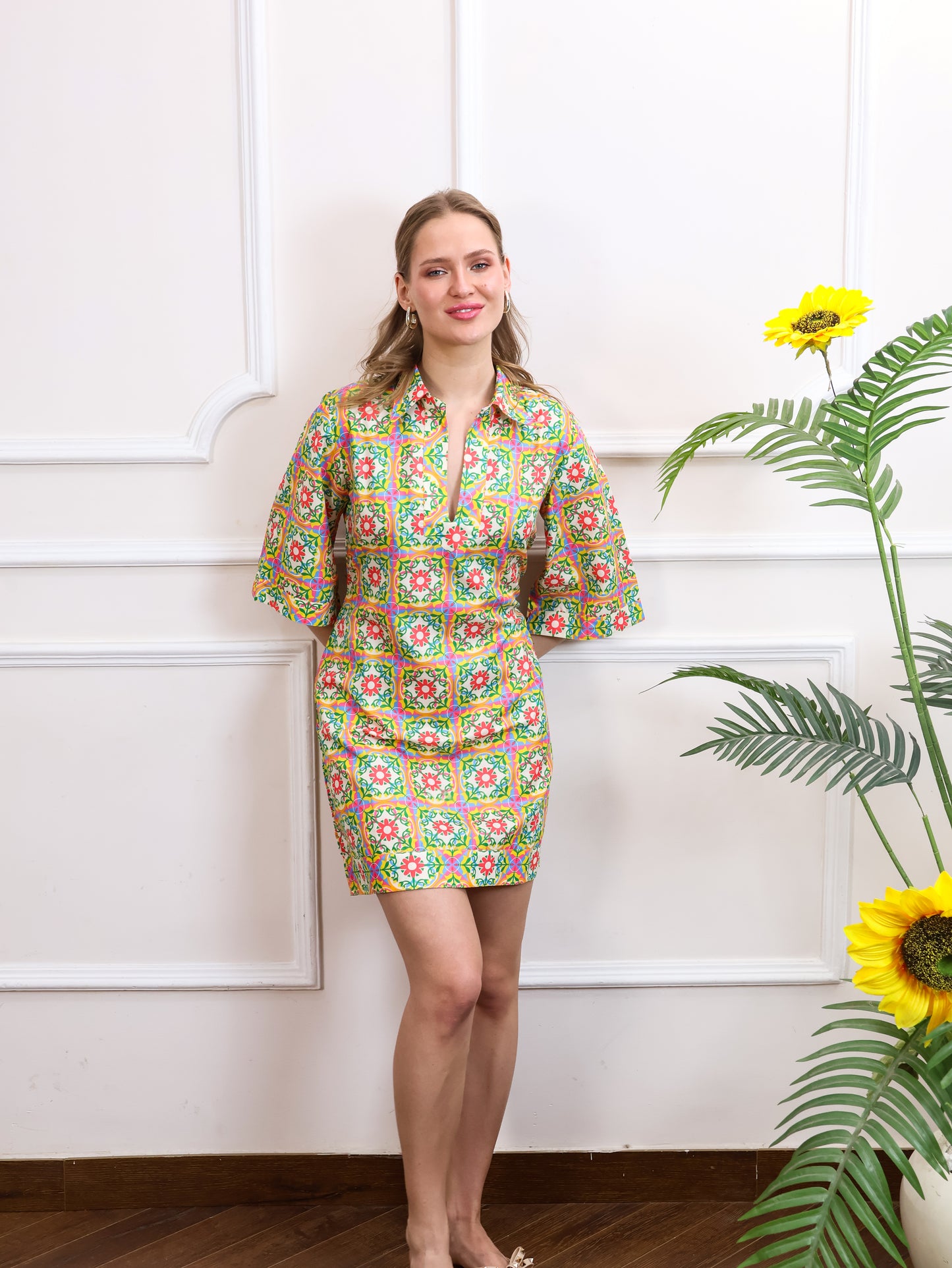 Multi Colour Short Dress