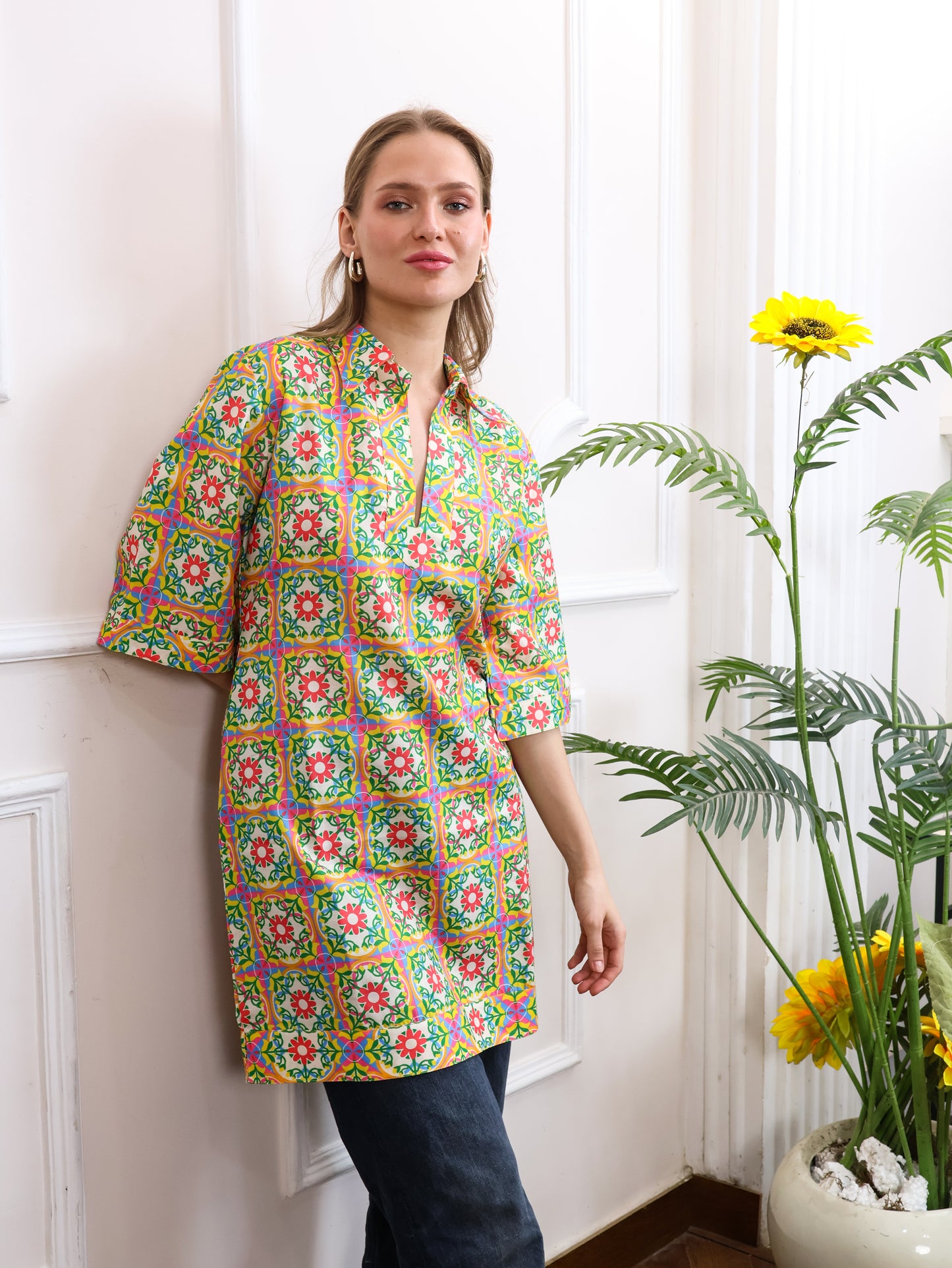 Multi Colour Short Dress
