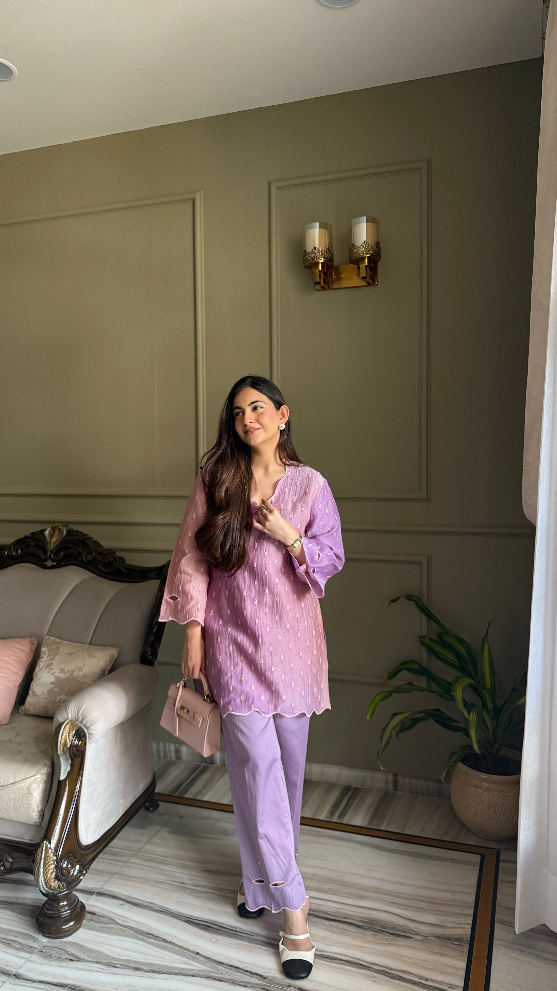 Shaded Mauve Mul Coord-Set 💜 - Allure Armoire