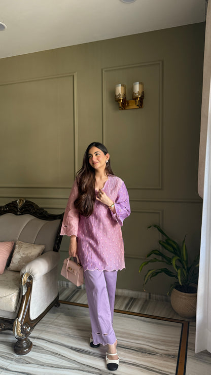 Shaded Mauve Mul Coord-Set 💜 - Allure Armoire