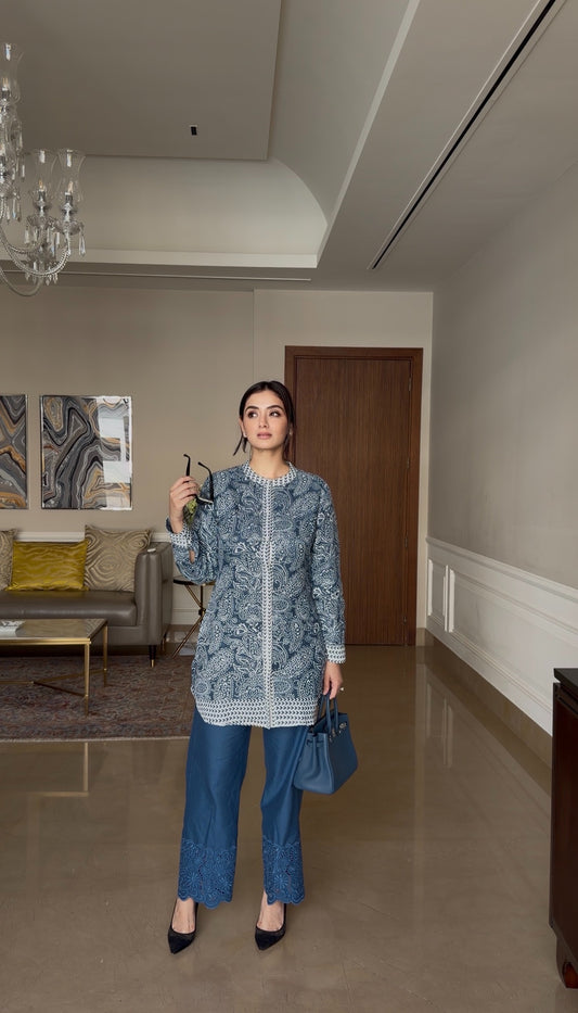 Bluish Pure Linen Set 💙 - Allure Armoire