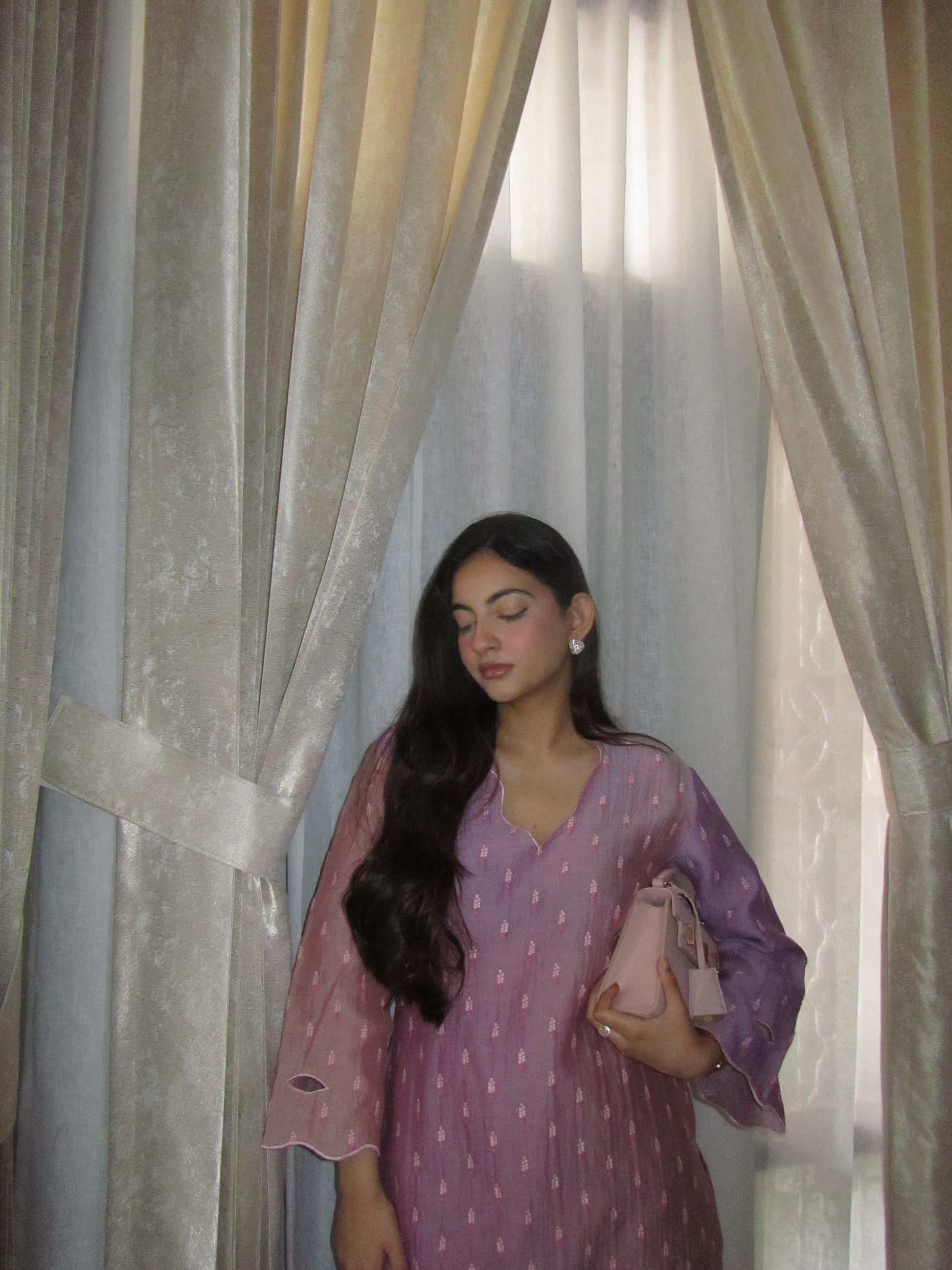 Shaded Mauve Mul Coord-Set 💜 - Allure Armoire