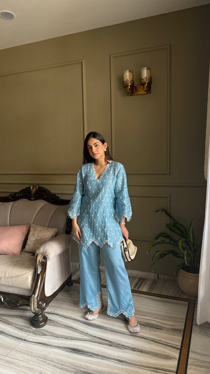 Baby Blue Mul Coord-Set 💙 - Allure Armoire