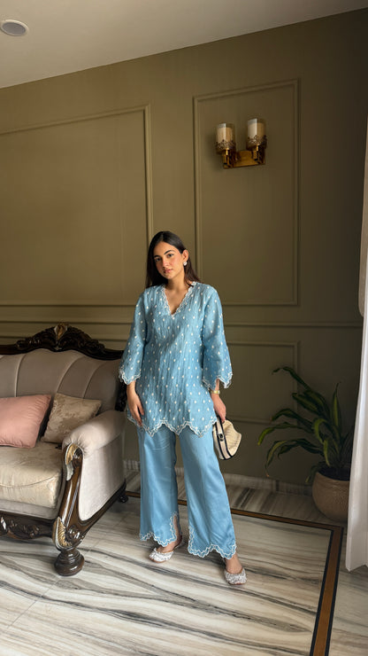 Baby Blue Mul Coord-Set 💙 - Allure Armoire