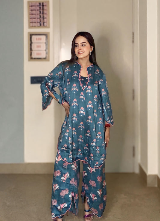 Blue Kantha Set
