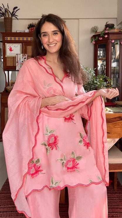 Blush Rose Organza Set