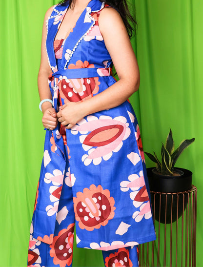 Royal Blue stylish 3 piece set