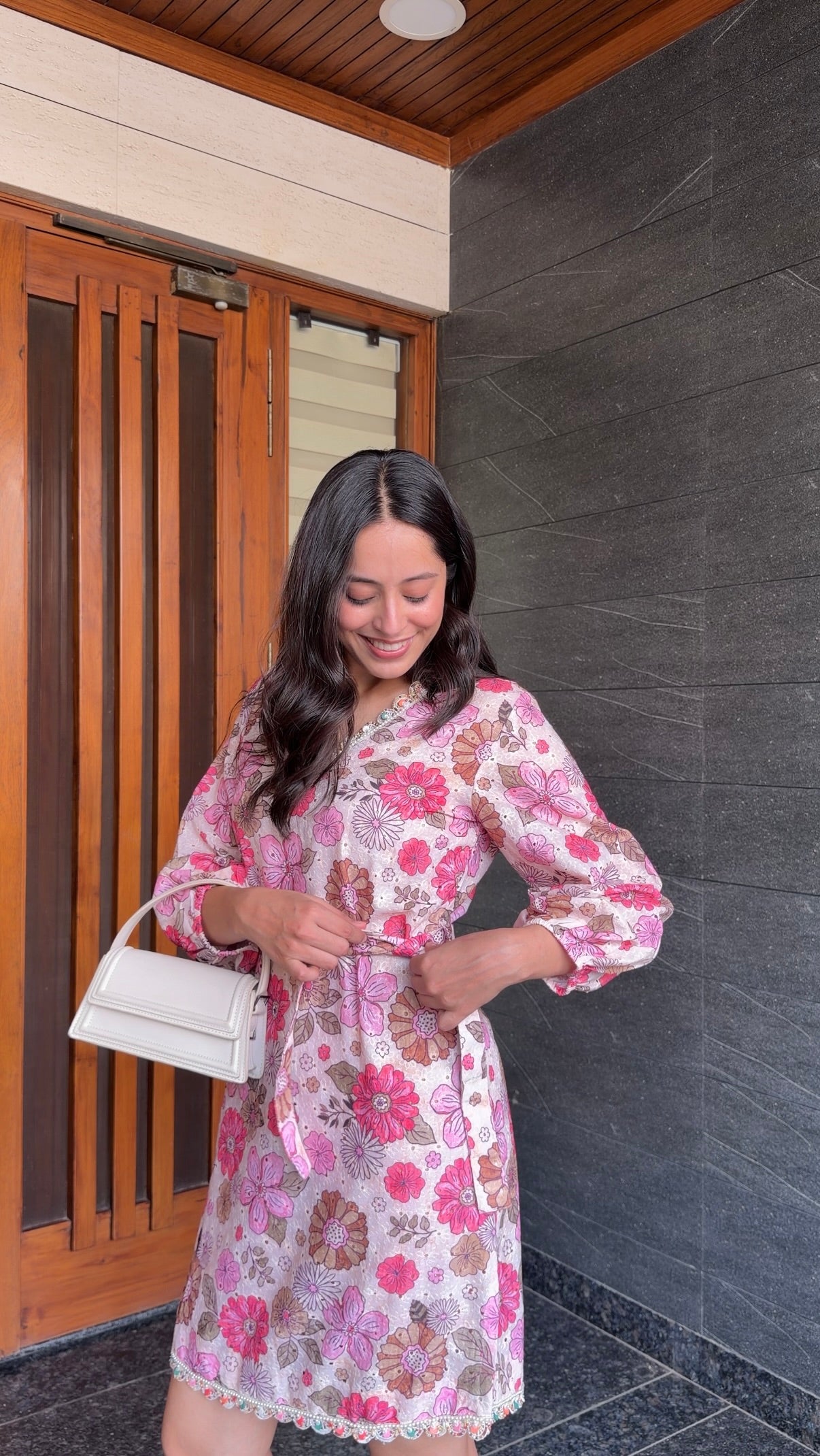 Berry floral dress🌷 - Allure Armoire