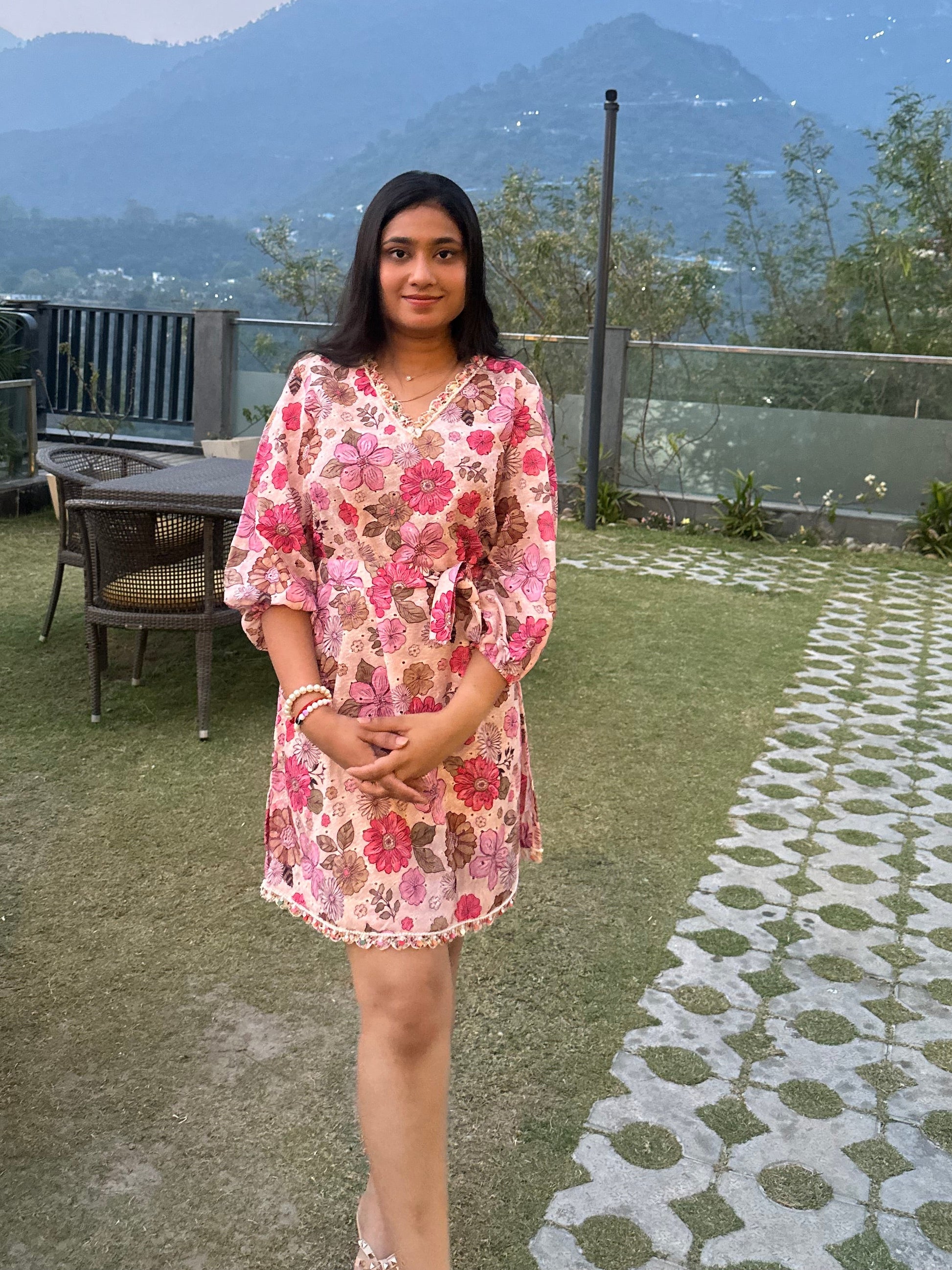 Berry floral dress🌷 - Allure Armoire