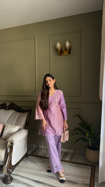 Shaded Mauve Mul Coord-Set 💜 - Allure Armoire