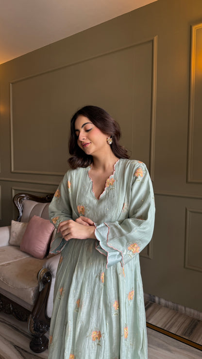 Soft Pastel Green Dress ☘️ - Allure Armoire