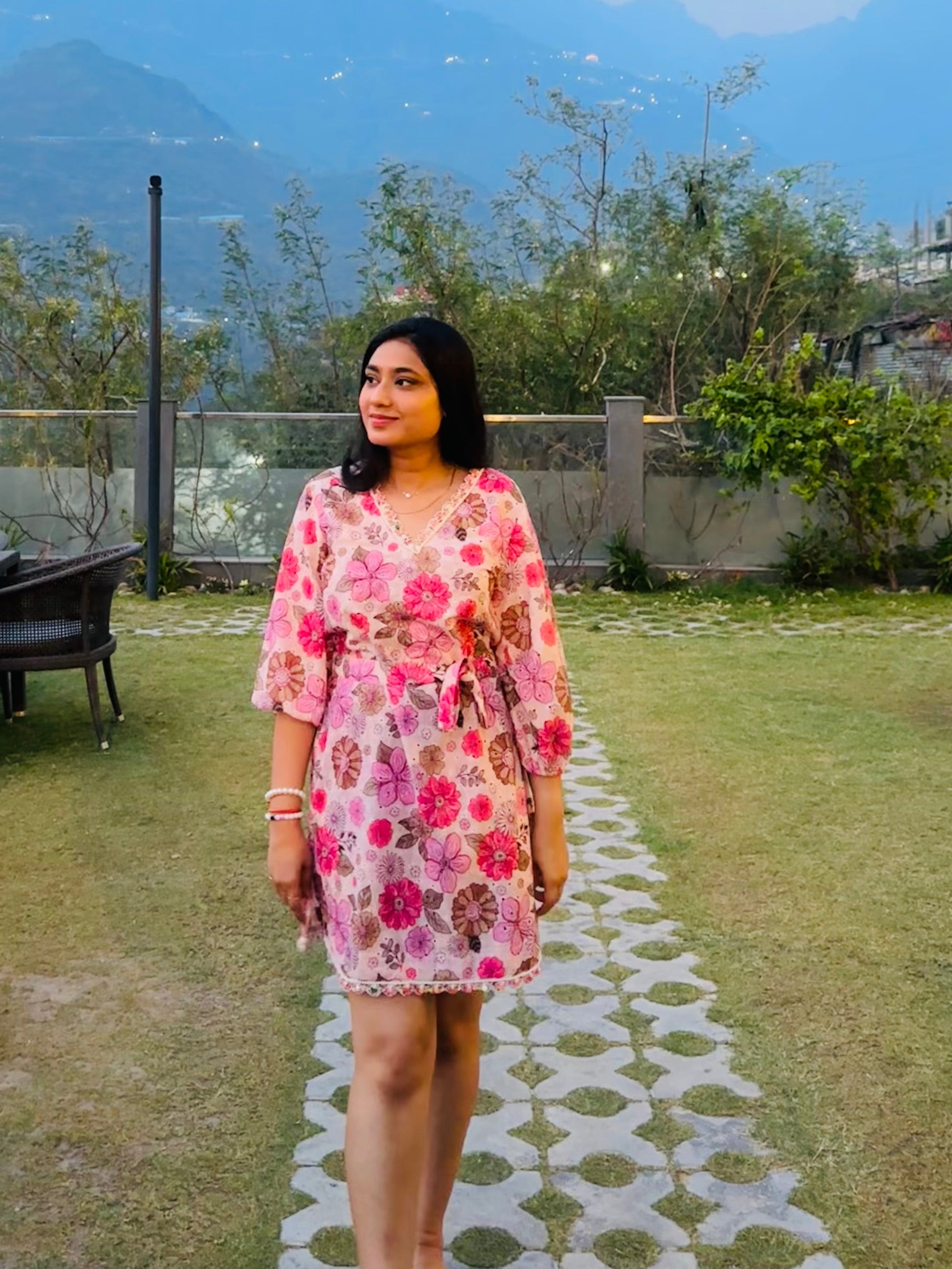 Berry floral dress🌷 - Allure Armoire