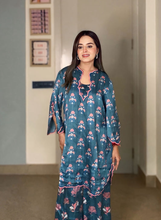 Blue Kantha Set