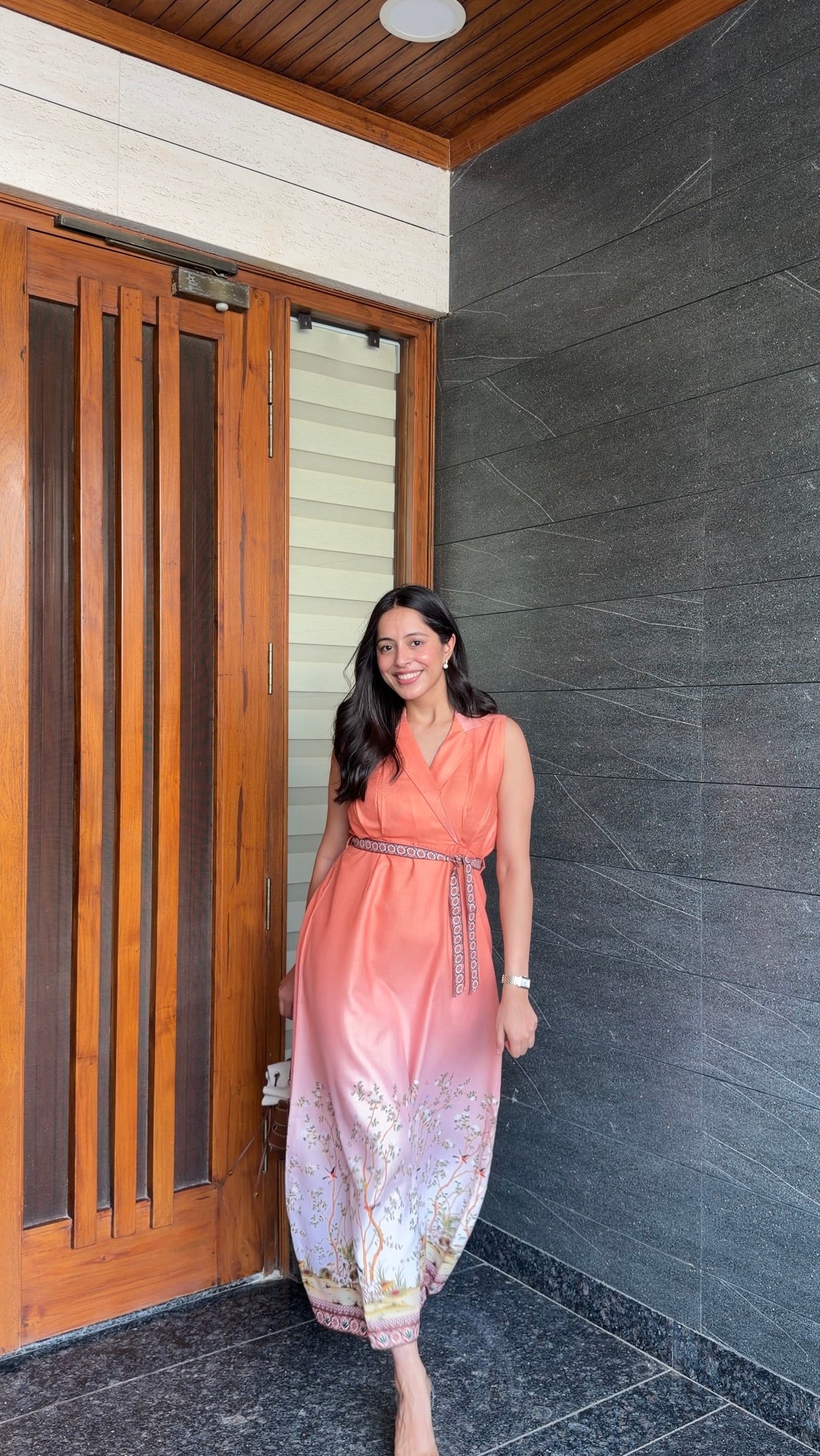 Orange Long dress🧡 - Allure Armoire
