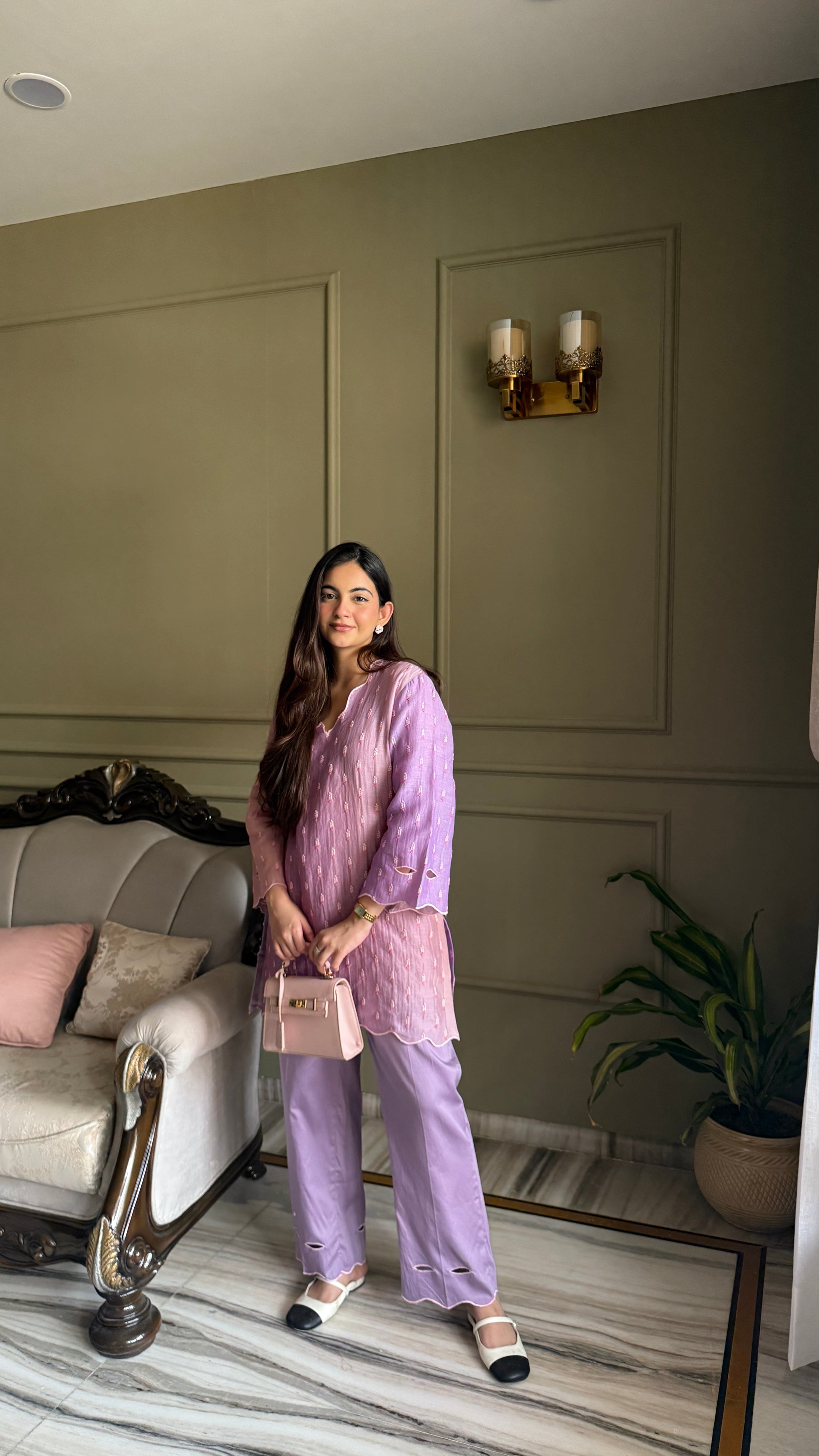 Shaded Mauve Mul Coord-Set 💜 - Allure Armoire
