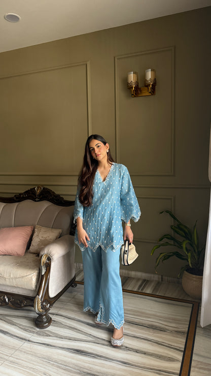 Baby Blue Mul Coord-Set 💙 - Allure Armoire