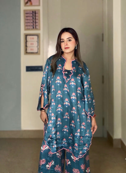Blue Kantha Set