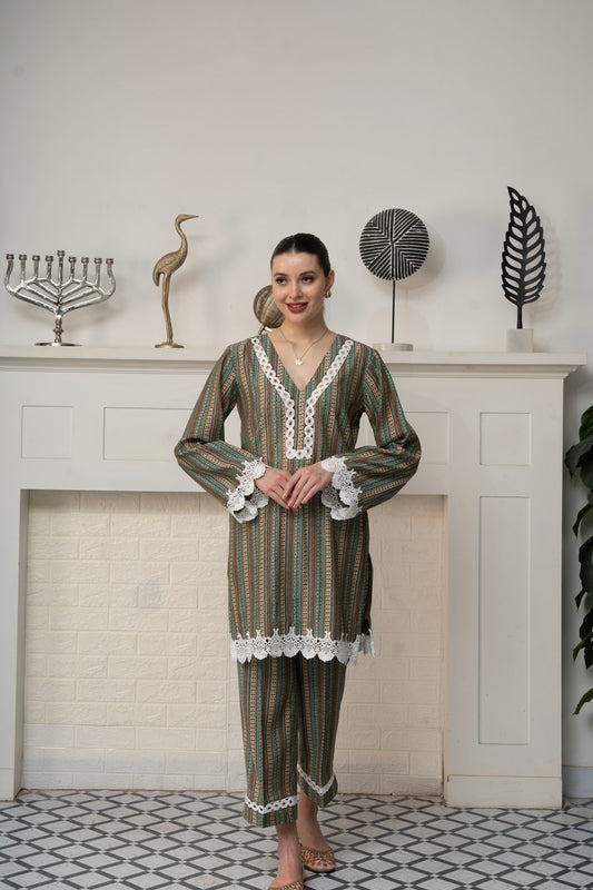 Emeralde Green Co-ord Set