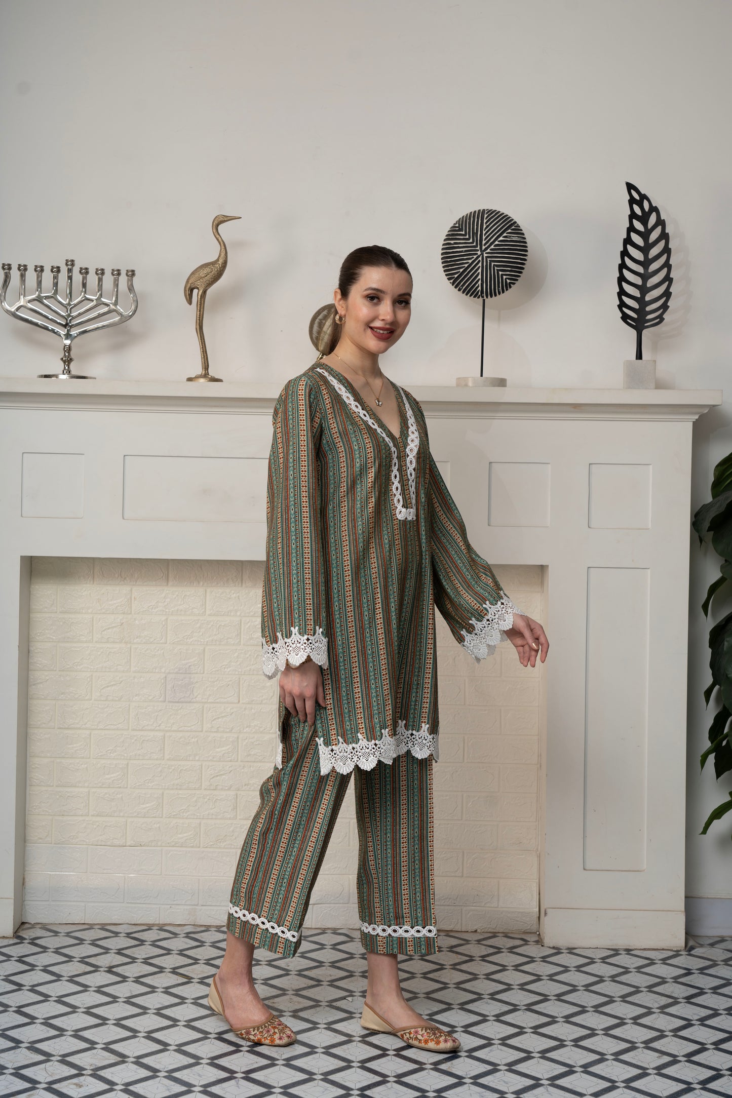 Emeralde Green Co-ord Set