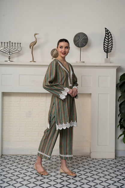 Emeralde Green Co-ord Set