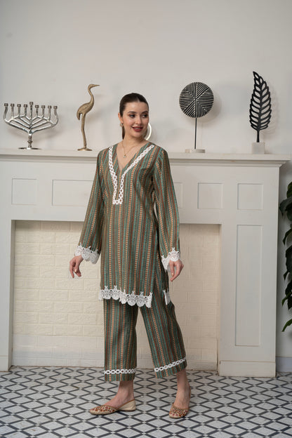 Emeralde Green Co-ord Set