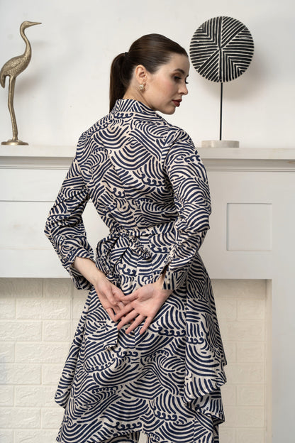 Cotton cobalt blue co-ord set