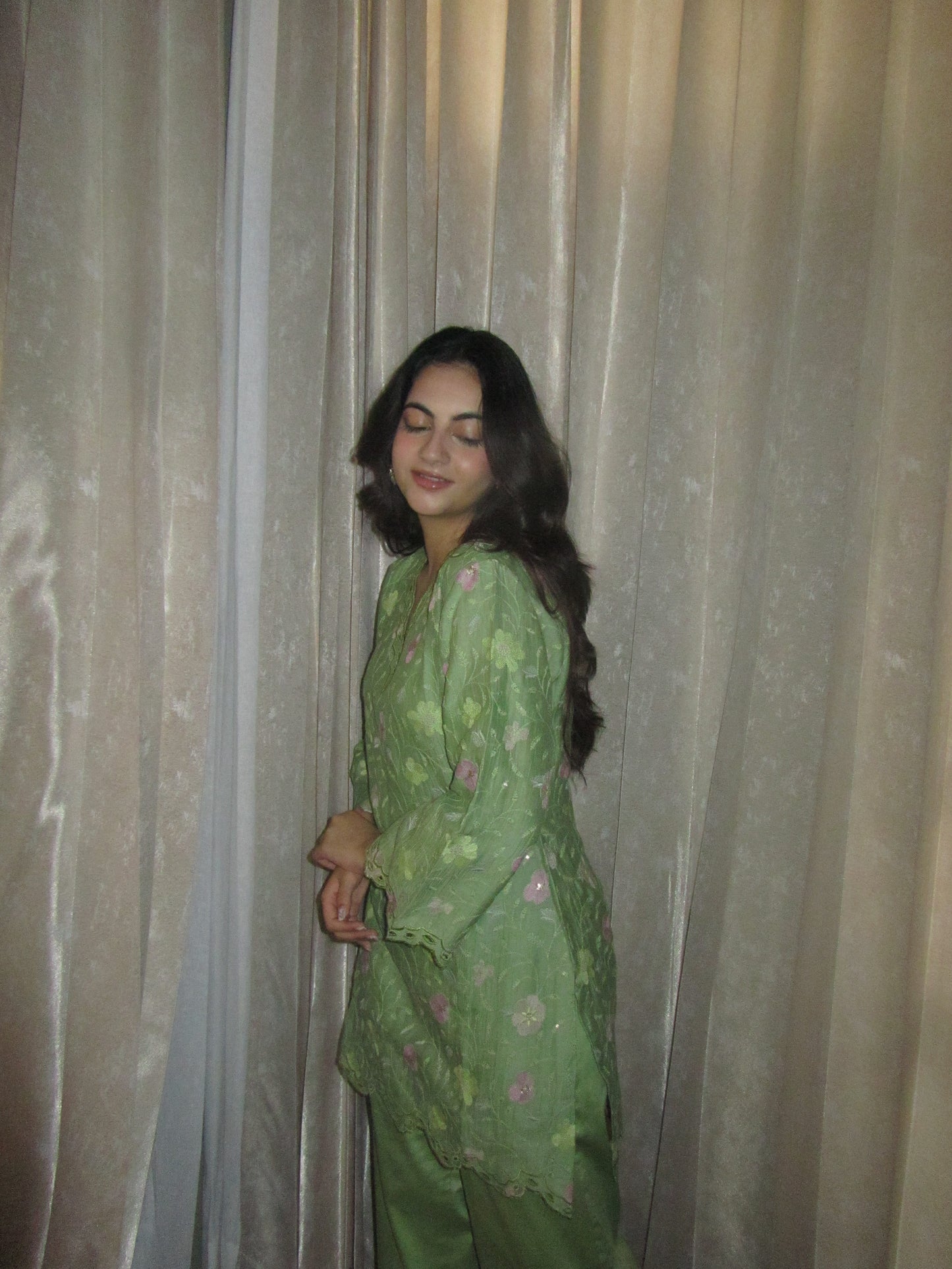 Pista Green Mul set 💚 - Green / Large / Mul cotton - Allure Armoire