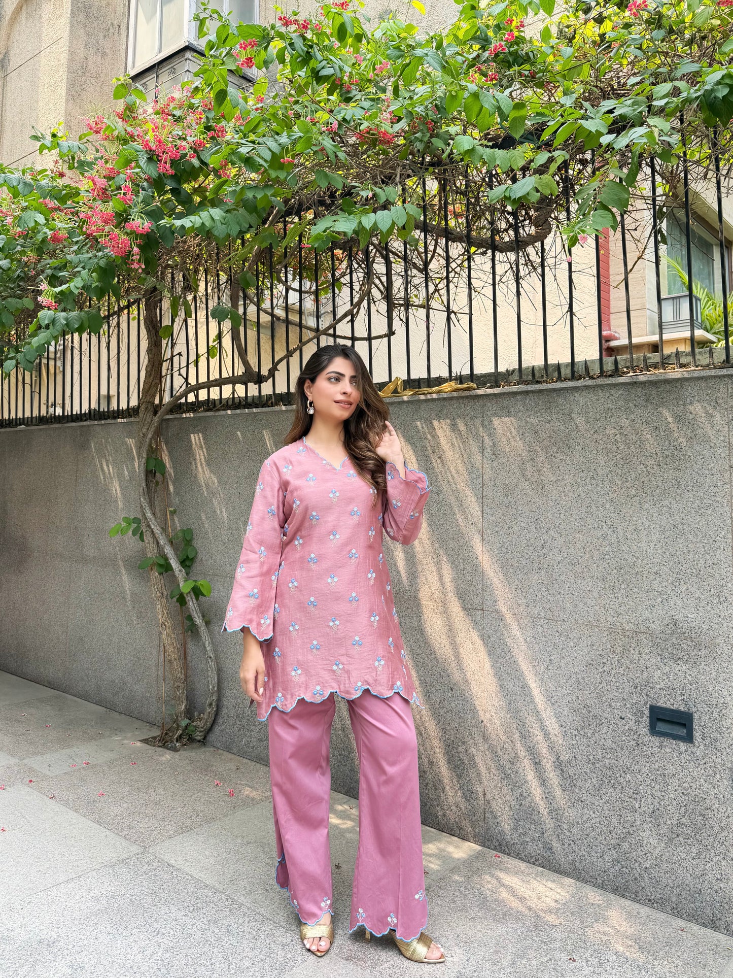 Maroon Pink Mul Set ❤️🌸 - Maroon Pink / Medium - Allure Armoire