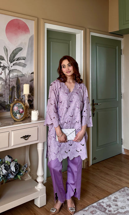 Lavender Linen Set