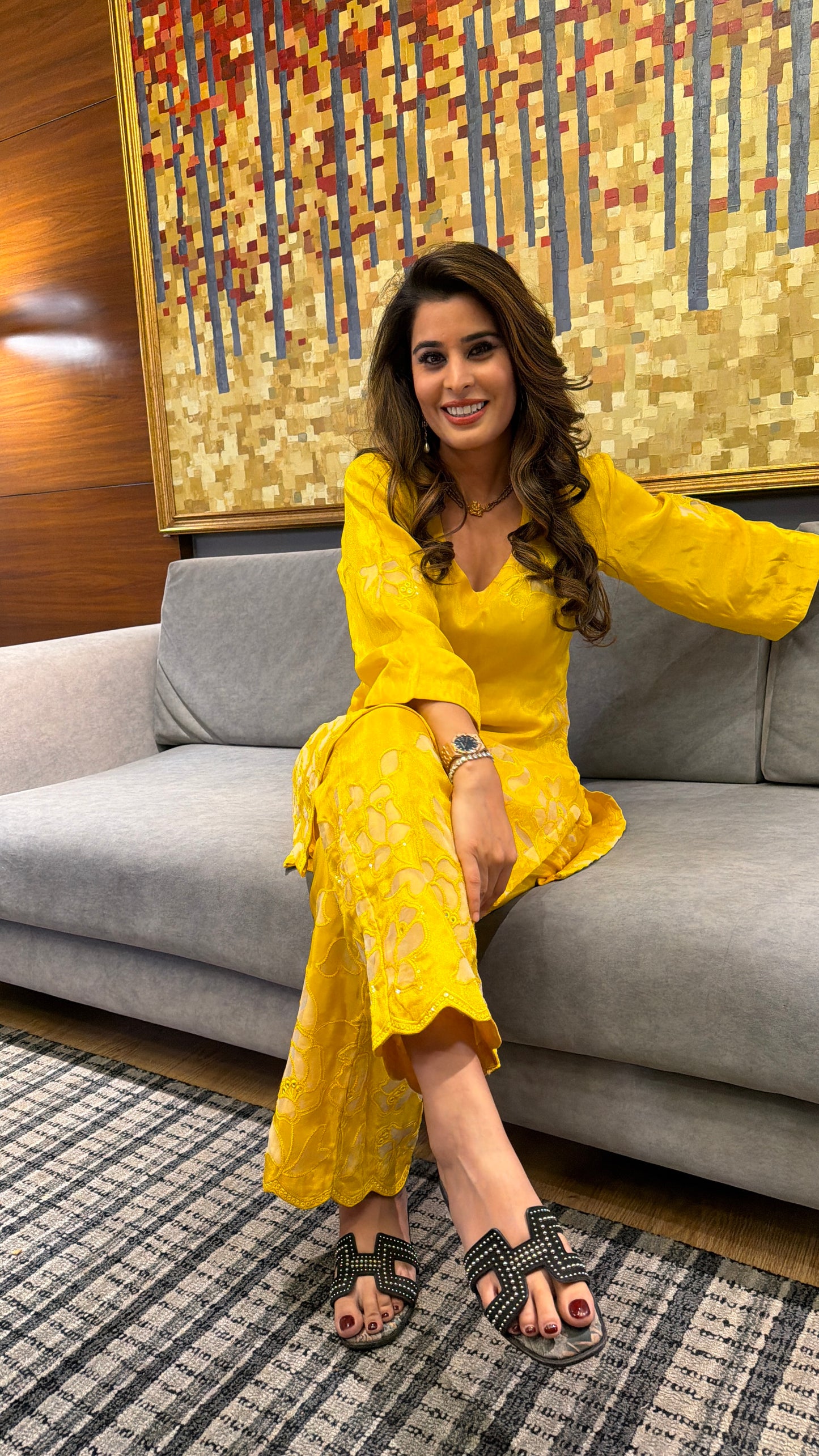 The Yellow Tissue Suit Set 🌼 - S - Allure Armoire