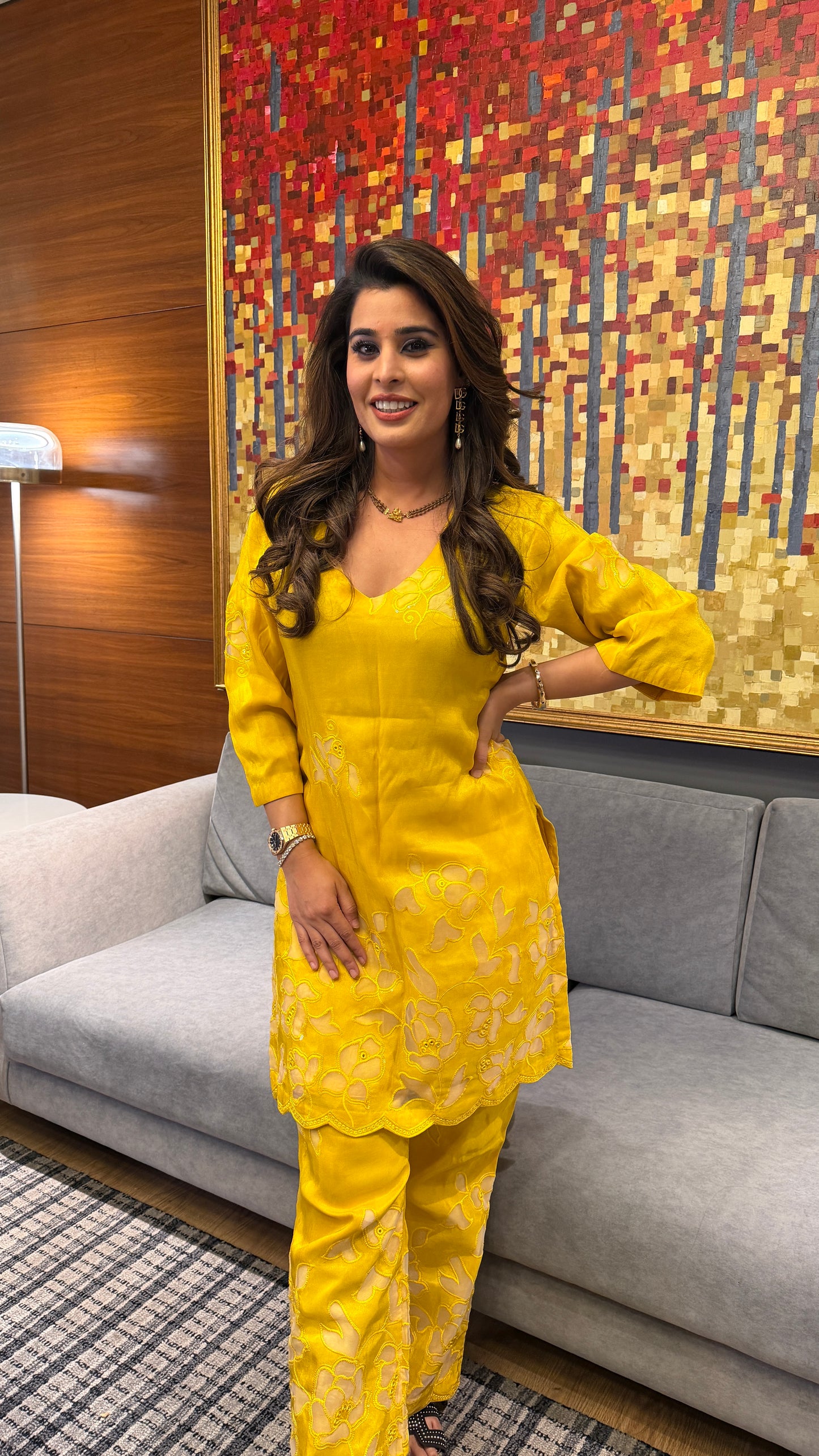 The Yellow Tissue Suit Set 🌼 - S - Allure Armoire