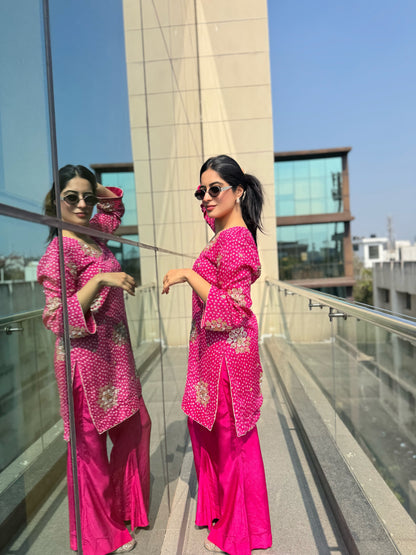 Fluorescent Pink Co-Ord set