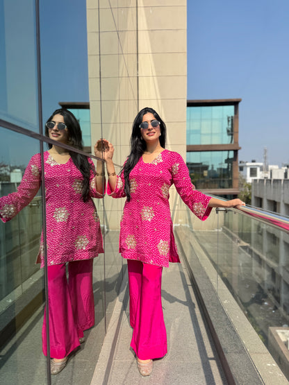 Fluorescent Pink Co-Ord set