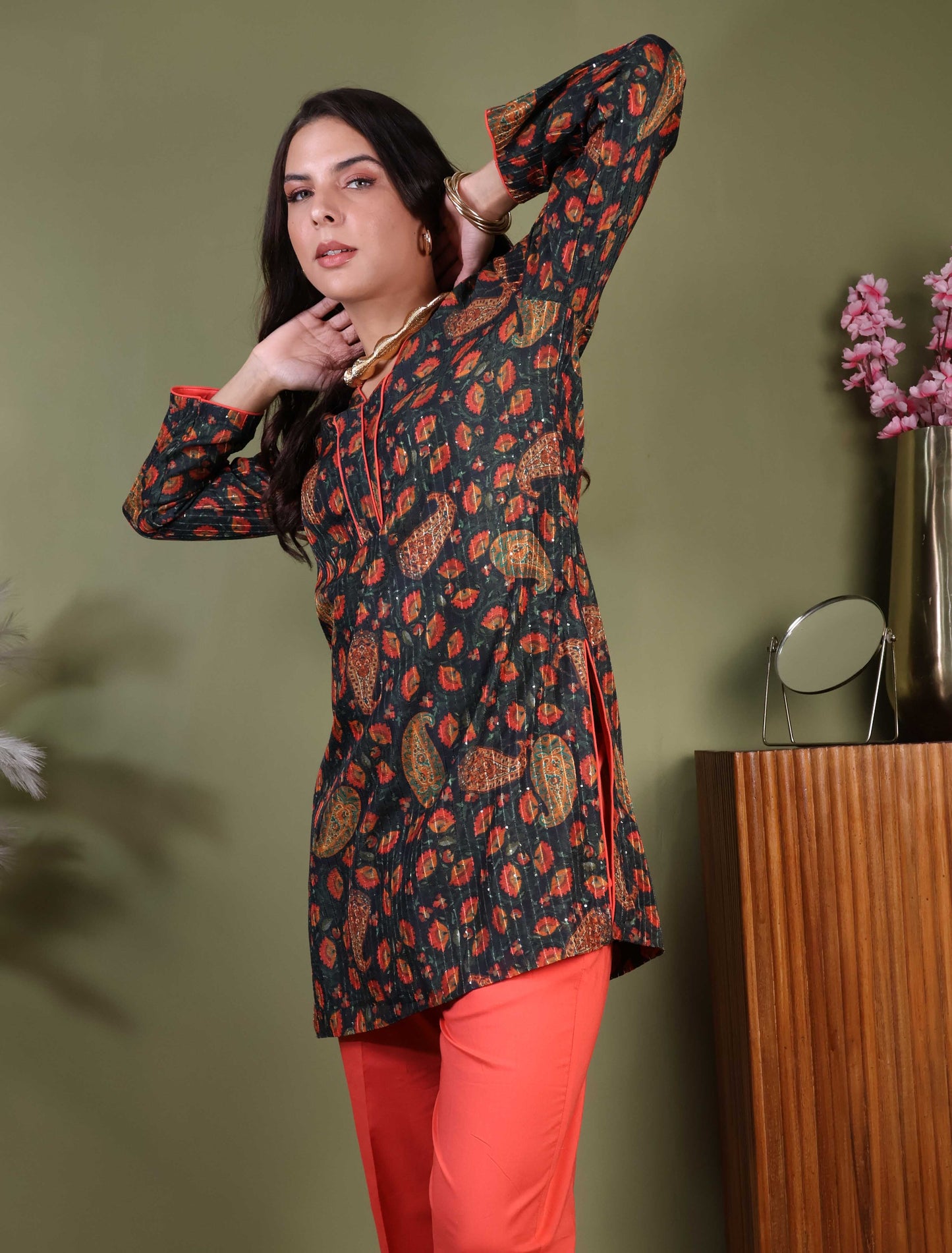 Prussian Blue Kurta & Pant Set