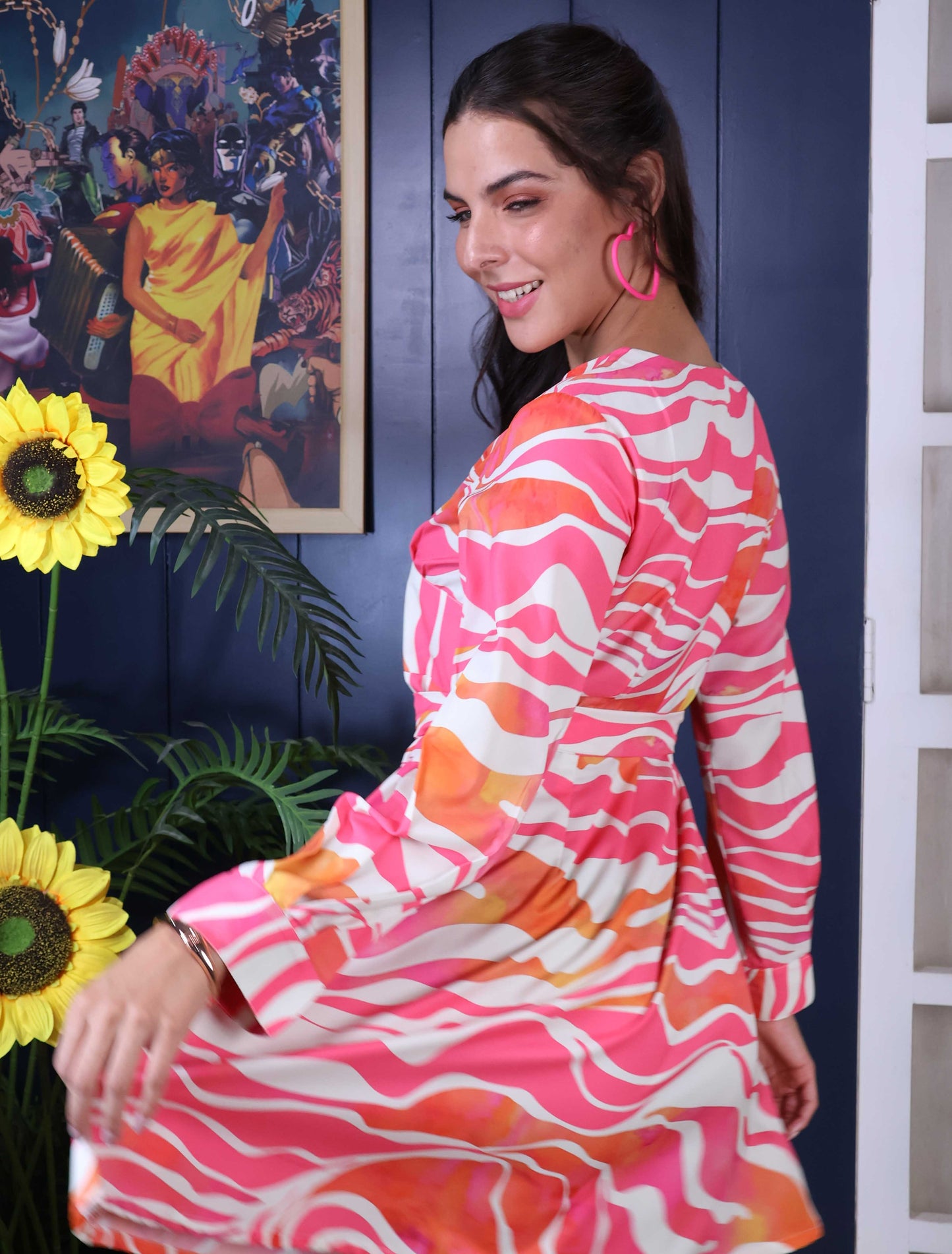 Printed Georgette dress