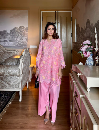 Baby pink mul set