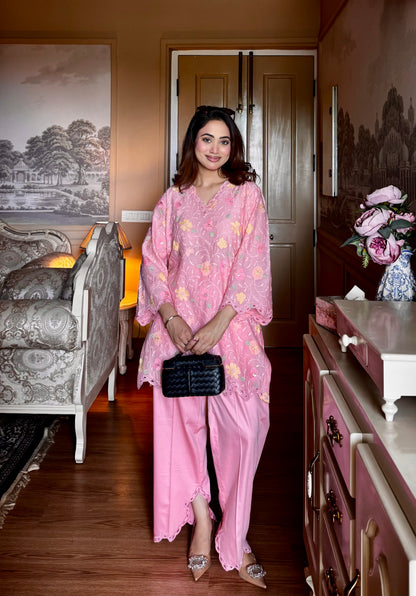 Baby pink mul set