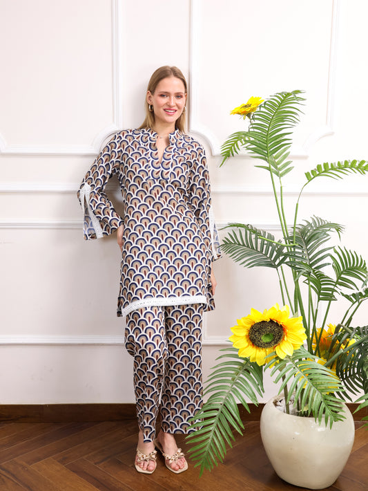 Japanese Cotton Printed Coordset